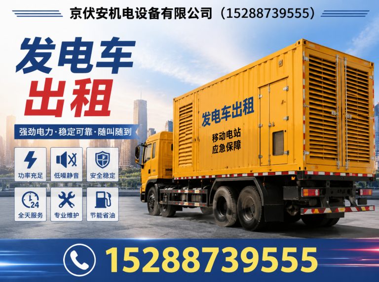 石嘴山静音发电车租赁展示图